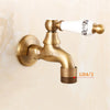 Washing Machine Tap Wall Garden Small Faucet Ceramic Lever Sink Tap