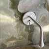 Water Drop Wall Concealed Basin Faucet Hot Cold Water Washbasin Tap