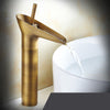 Waterfall Antique Faucet Bathroom Basin Faucet Brass Sink Mixer Taps
