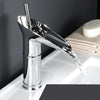 Waterfall Antique Faucet Bathroom Basin Faucet Brass Sink Mixer Taps