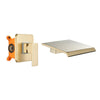 Waterfall Basin Faucet Concealed Bathroom Sink and Bathtub Mixer Tap