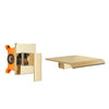 Waterfall Basin Faucet Concealed Bathroom Sink and Bathtub Mixer Tap