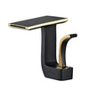 Waterfall Basin Faucets Black Chrome Brass Hot And Cold Faucet Bathroom Sink Tap