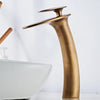 Waterfall Bathroom Brass Basin Faucet Single Handle Mixer Crane Tap