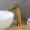 Waterfall Bathroom Brass Basin Faucet Single Handle Mixer Crane Tap