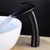 Waterfall Bathroom Brass Basin Faucet Single Handle Mixer Crane Tap