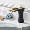 Waterfall Bathroom Sink Faucet Brass Hot and Cold Basin Mixer Tap