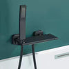 Waterfall Bathtub and Shower Brass Faucet Set Wall Mounted Mixer Tap
