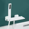 Waterfall Bathtub and Shower Brass Faucet Set Wall Mounted Mixer Tap
