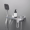 Waterfall Bathtub Mixer Tap with Handheld Shower Single Handle Mixer