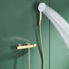 Waterfall Bathtub Shower Faucet Brass Shower Set with Handheld Shower