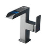 Waterfall LED Light Temperature Digital Display 360 degree Wash Tap