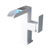 Waterfall LED Light Temperature Digital Display 360 degree Wash Tap