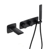 Waterfall Shower Set Double Handle Wall-Mounted Bathtub Faucet