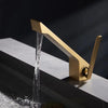 Waterfall Style Brass Basin Faucet Single Handle Hot Cold Mixer Tap