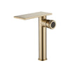 Waterfall Washbasin Brass High Low Hot Cold Water Mixer Basin Faucet