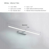 Modern Aluminum LED Bathroom Mirror Wall Lamp Wall Lighting Fixture