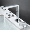 Widespread Bathroom Faucet Two Handle Bathroom Sink Faucet Mixer Tap