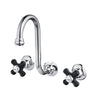 Widespread Brass Basin Sink Faucet Classical Three Hole Sink Mixer Tap