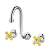 Widespread Brass Basin Sink Faucet Classical Three Hole Sink Mixer Tap