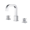 Widespread Rotation Crystal Handle Lavatory Brass Wash Basin Faucet