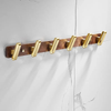 Wood and Aluminum Robe Hook Multi-Purpose Towel and Clothes Hanger