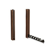 Wooden Clothes Hanger Foldable Drying Rack with Clothing Organizer