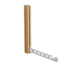 Wooden Clothes Hanger Foldable Drying Rack with Clothing Organizer