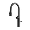 360° Swivel High-Arc Brass Mixer Faucet with LED Temperature Display