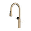 360° Swivel High-Arc Brass Mixer Faucet with LED Temperature Display