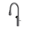 360° Swivel High-Arc Brass Mixer Faucet with LED Temperature Display