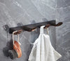 Bath Hardware Accessory Brass Towel Rack Corner Shelf Tissue Holder