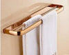 Rose Gold Bathroom Accessories Towel Rack Bathroom Shelf Paper Holder
