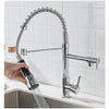 Pulling Kitchen Sink Faucet Dual Outlet Deck Mounted Washing Basin Tap